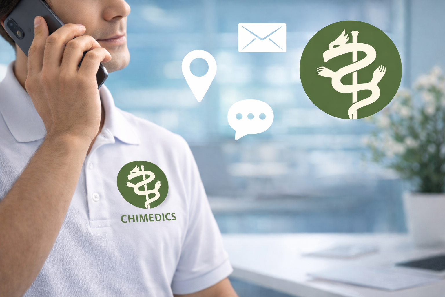 Contact opnemen met Chimedics